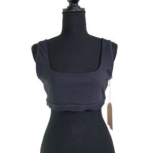 Blogilates Womens Black Crisscross Back Sports Bra Top Activewear Size Large